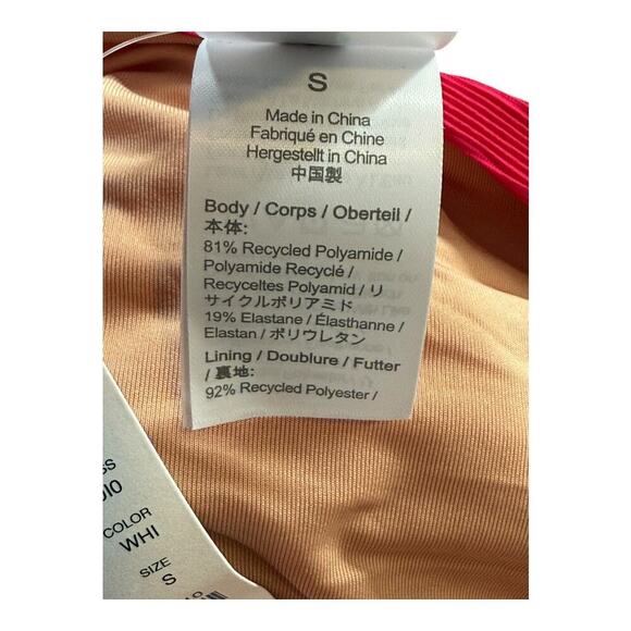 NEW J. Crew Women’s Small Red Ribbed High-Rise Cheeky Bikini Bottom NWT‎ - Picture 5 of 6